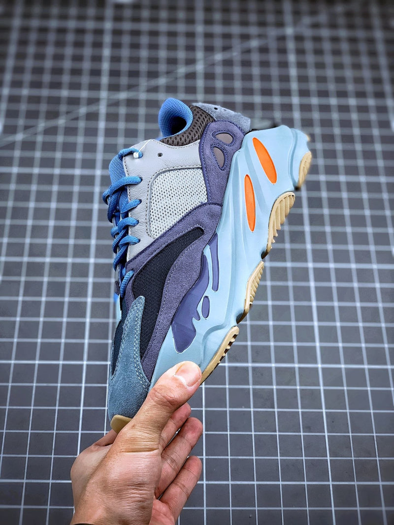 Adidas Yeezy 700 Boost Carbon Blue Sneakers