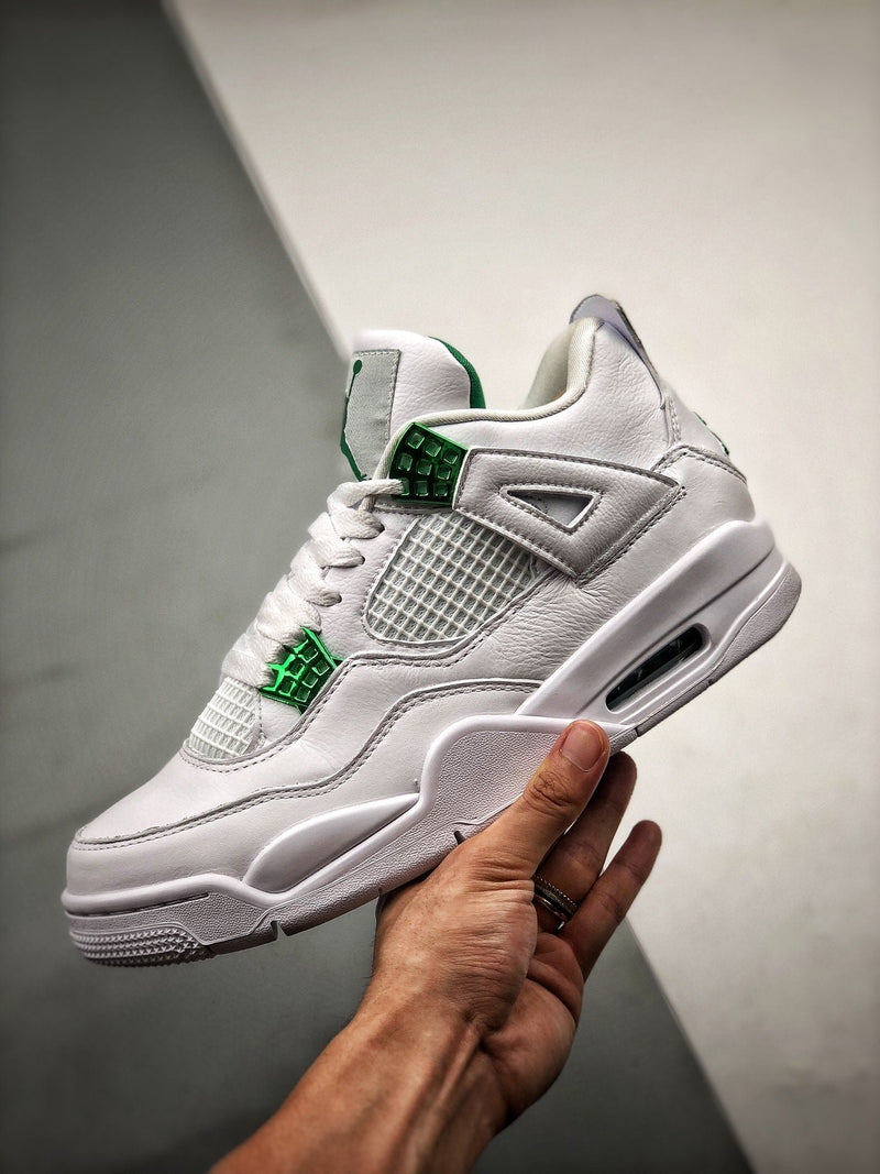 Nike Air Jordan 4 "Green Metallic" Sneakers