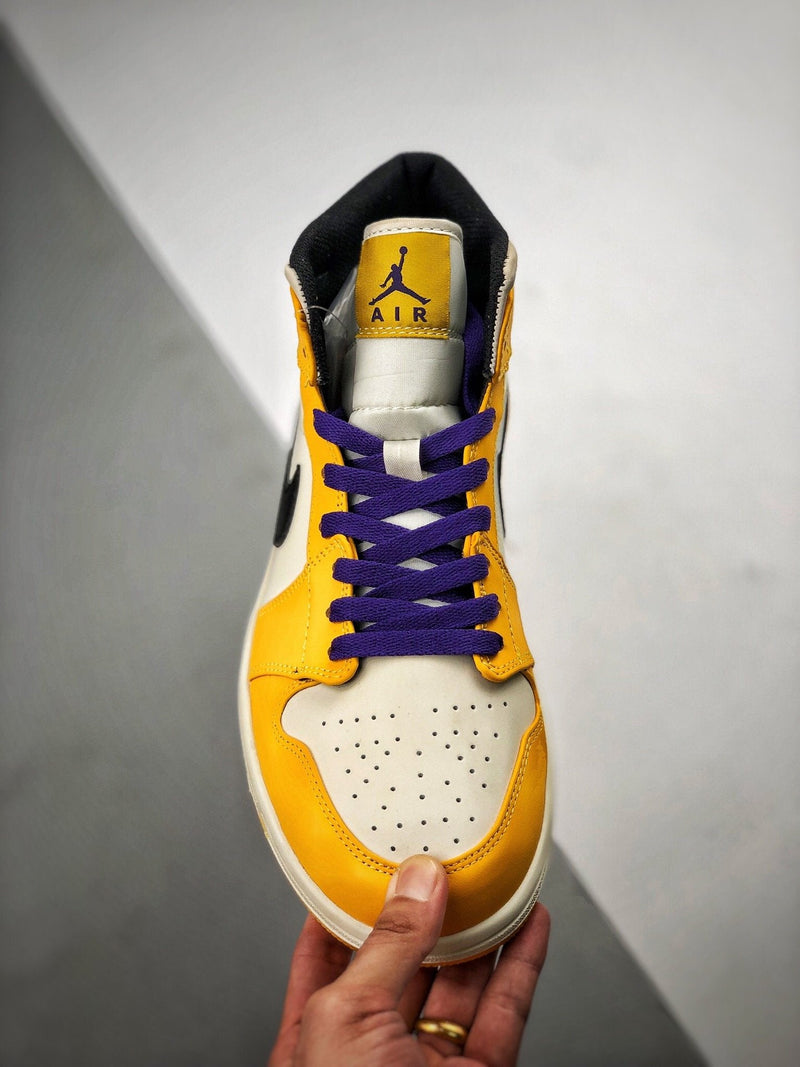 Tênis Nike Air Jordan 1 Mid SE "Lakers"