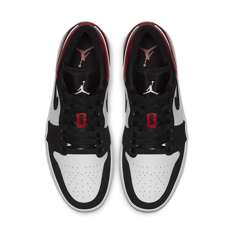 Nike Jordan 1 Low Black Toe Sneakers