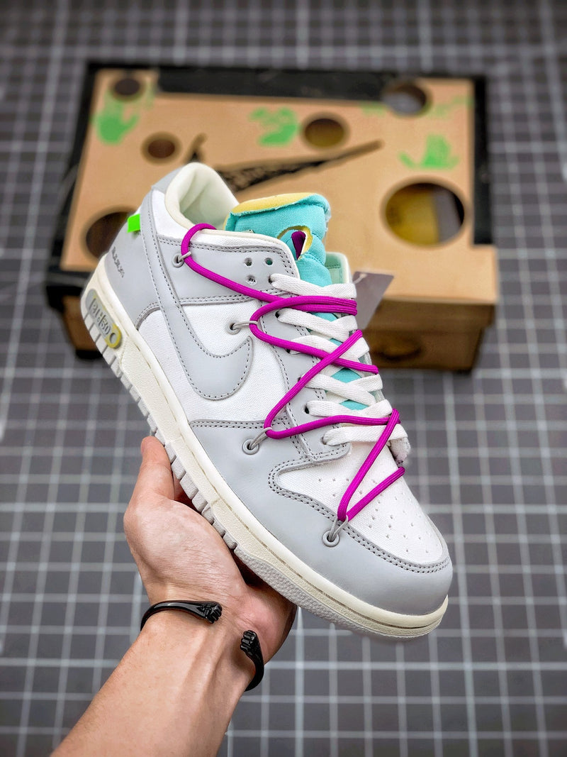 Tênis Nike SB Dunk Low x Off-White 'The 50 - Purple'