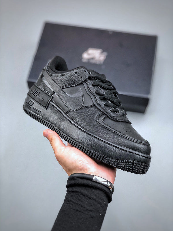 Nike Air Force 1 Low Shadow Triple Sneakers