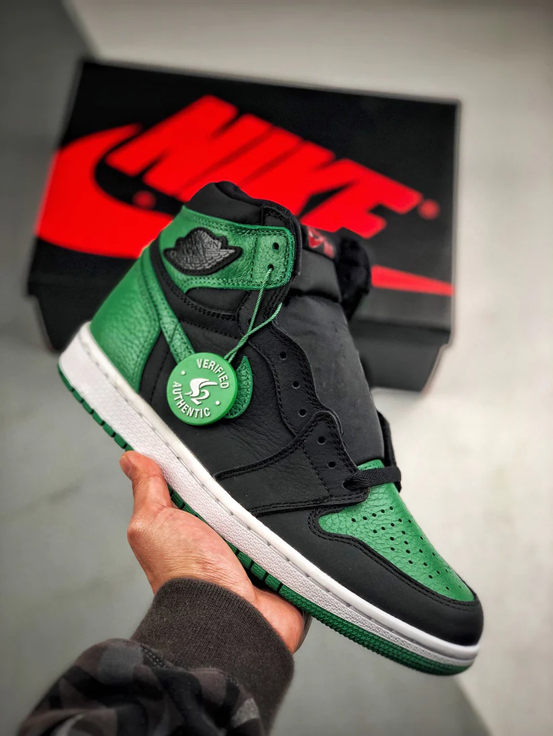 Nike Air Jordan 1 High Pine Green Black