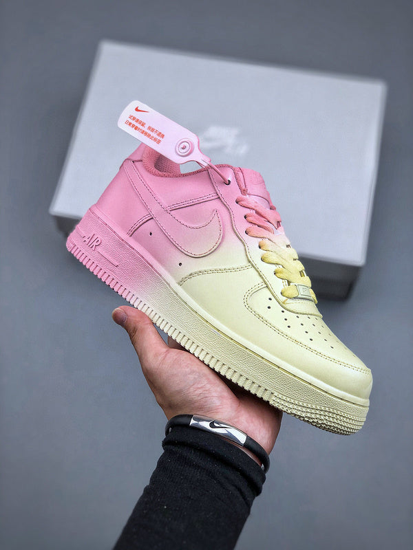 Nike Air Force 1 Low Pink Dye Sneakers