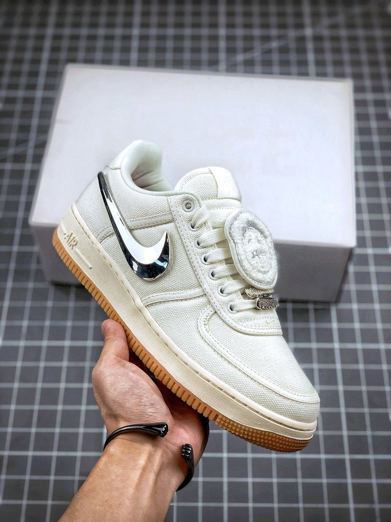 Travis Scott x Nike Air Force 1 Low 'White Sail'