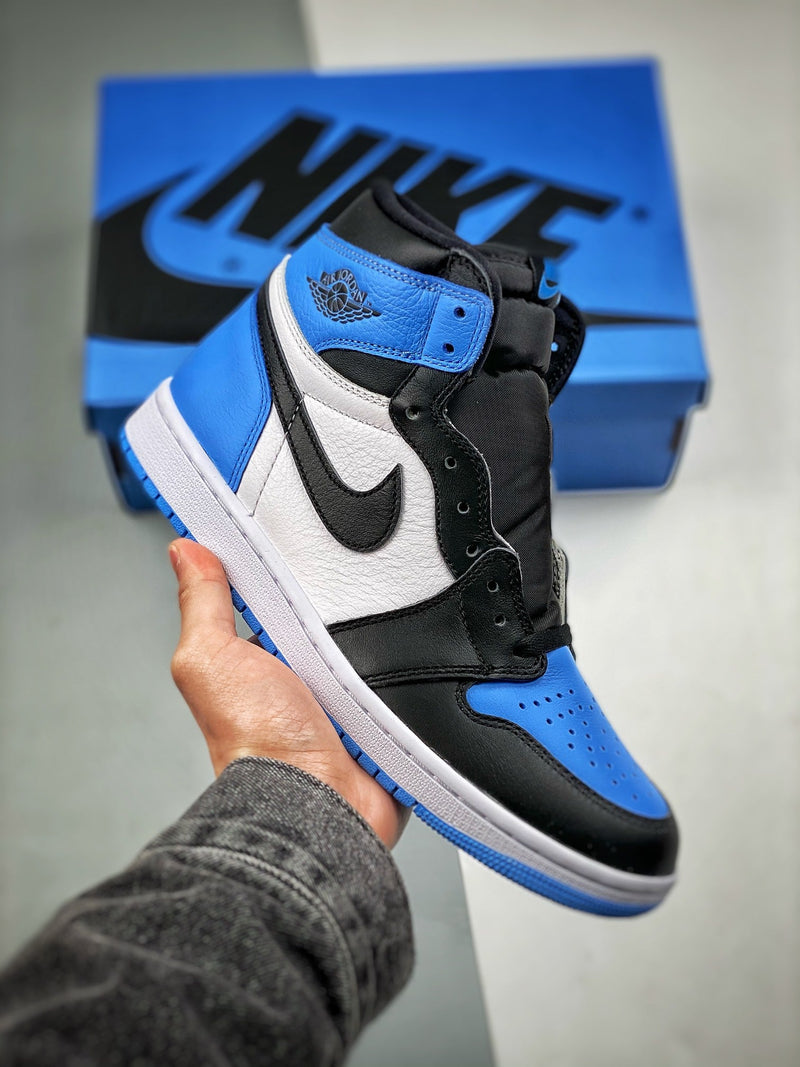 Tênis Nike Air Jordan 1 High "UNC Toe"