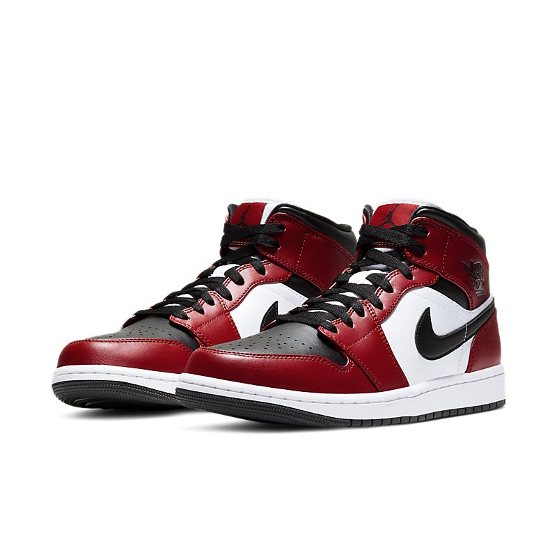 Nike Air Jordan 1 Mid Chicago Black Toe