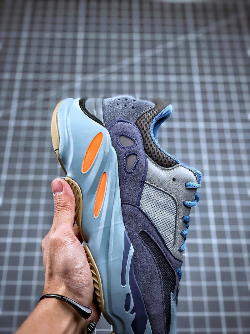 Adidas Yeezy 700 Boost Carbon Blue Sneakers