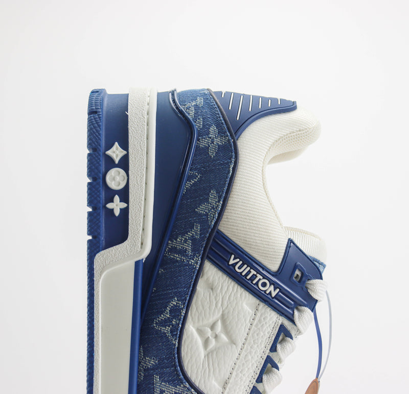 Louis Vuitton LV Trainer White Blue