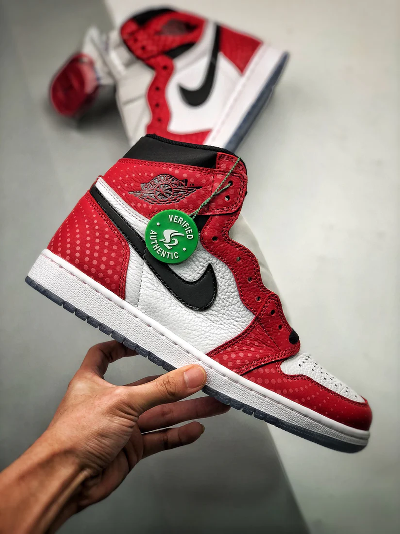 Tênis Nike Air Jordan 1 High Spider-Man Origin Story