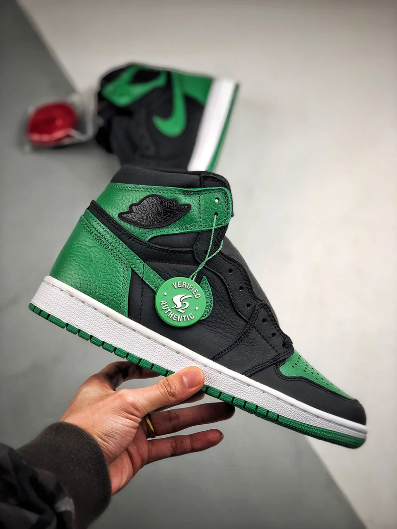 Nike Air Jordan 1 High Pine Green Black