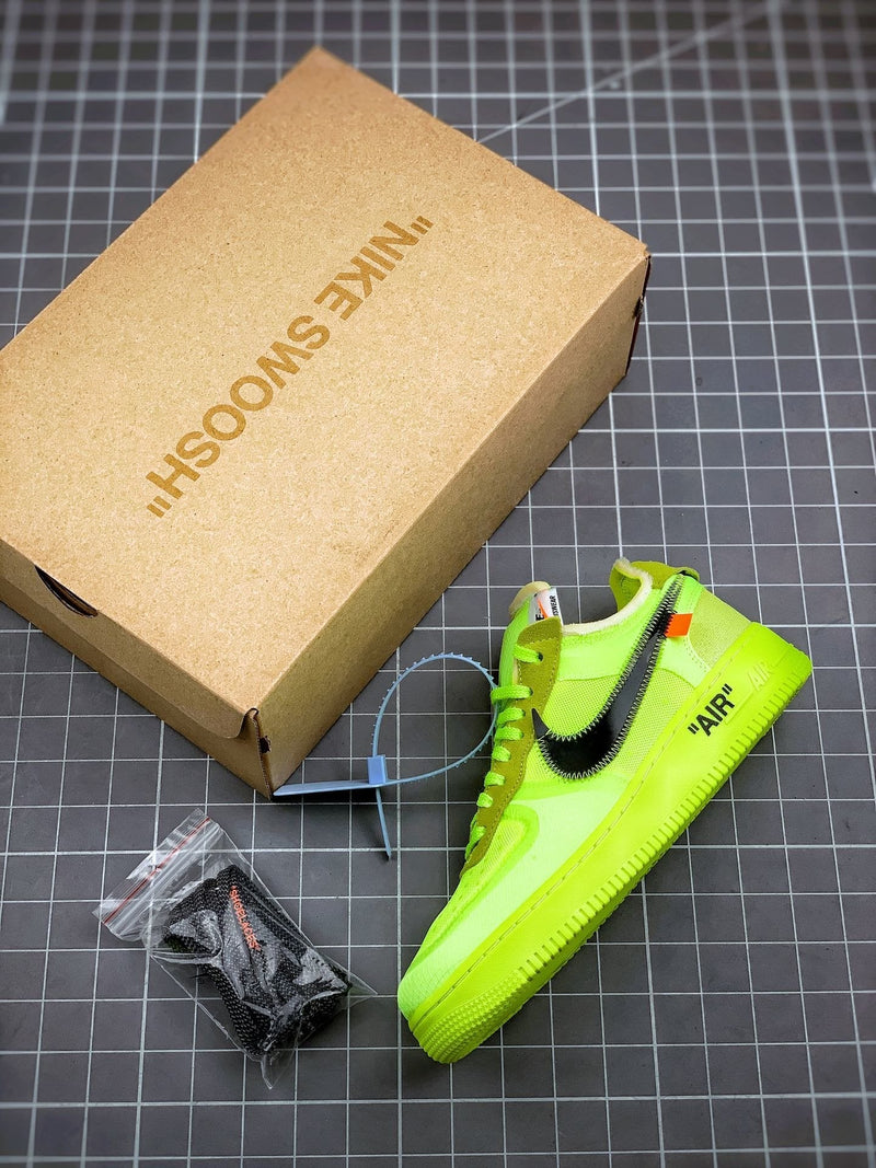 Tênis Nike Air Force Low x Off-White 'Volt'