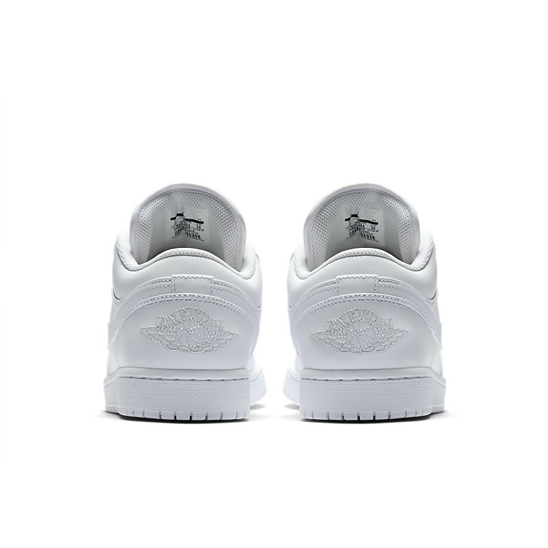 Nike Air Jordan 1 Low Triple White Logo (GS)