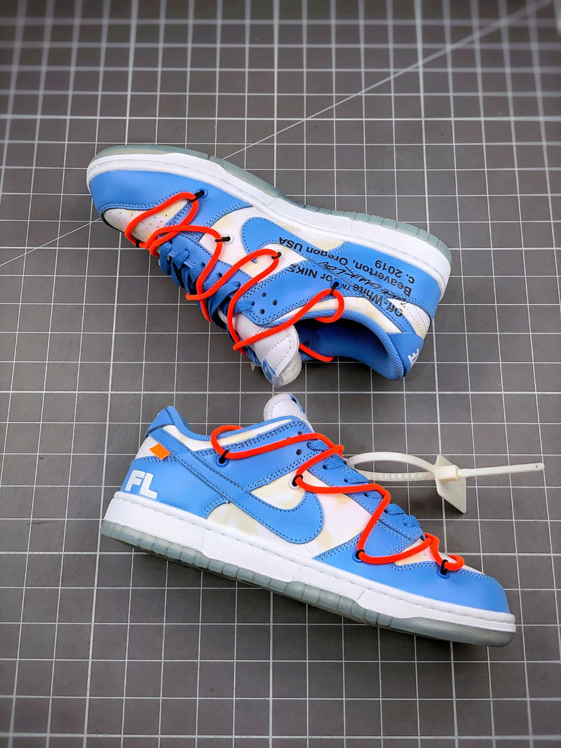 Tênis Nike SB Dunk Low x Off-White UNC