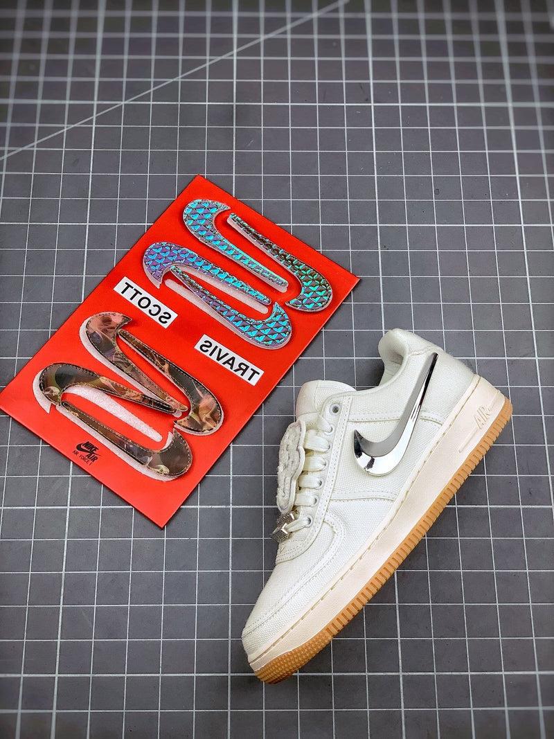 Travis Scott x Nike Air Force 1 Low 'White Sail'