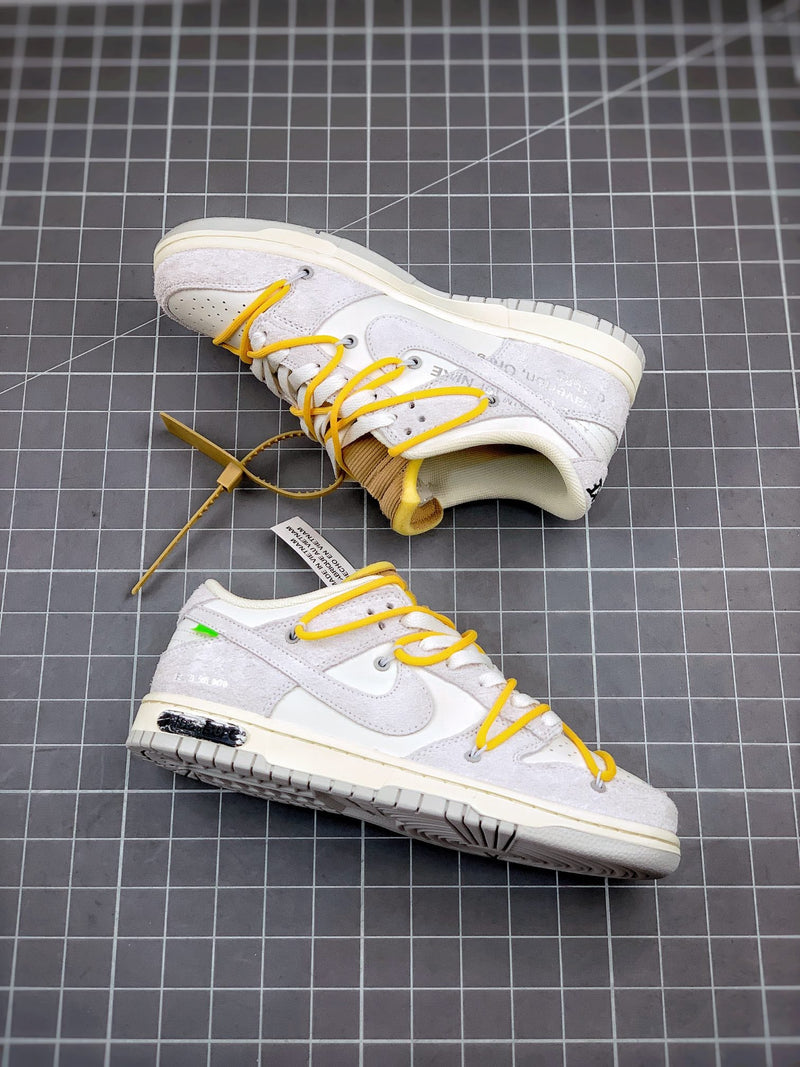 Tênis Nike SB Dunk Low x Off-White 'The 50 - Yellow'