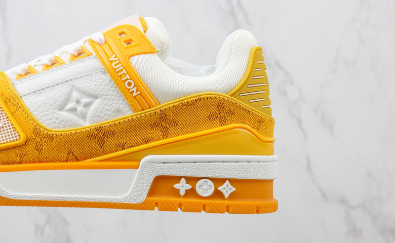 Louis Vuitton LV Trainer White Yellow