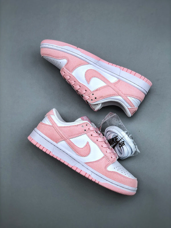 Nike SB Dunk Low "Pink Corduroy" Sneakers