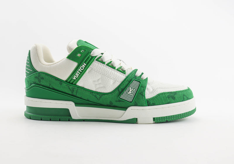 Louis Vuitton LV Trainer White Green