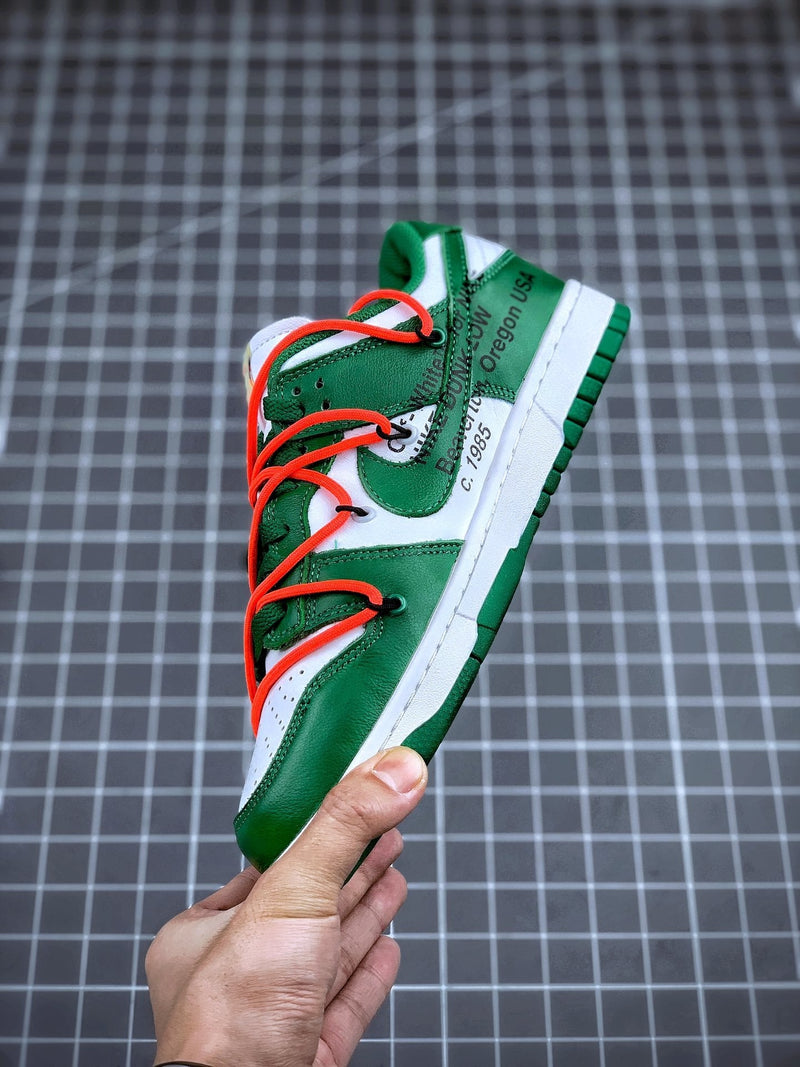 Tênis Nike SB Dunk Low x Off-White 'Pine Green'