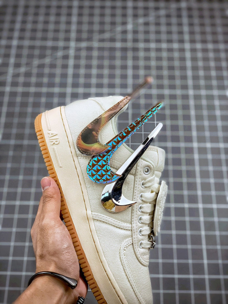 Travis Scott x Nike Air Force 1 Low 'White Sail'