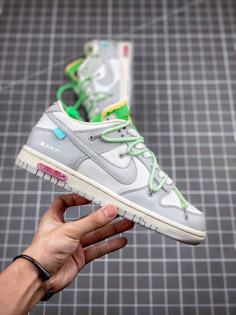 Tênis Nike SB Dunk Low x Off-White 'The 50 - Green'