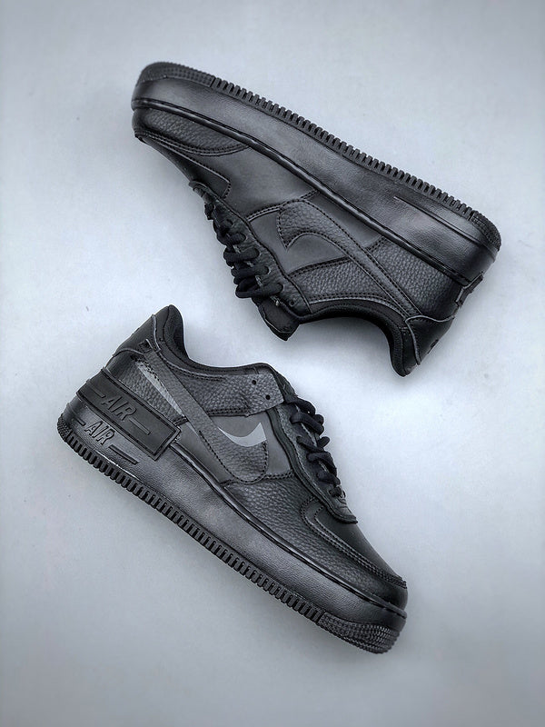 Nike Air Force 1 Low Shadow Triple Sneakers