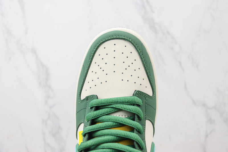 Saint Seiya x Nike Dunk Low Custom White Green