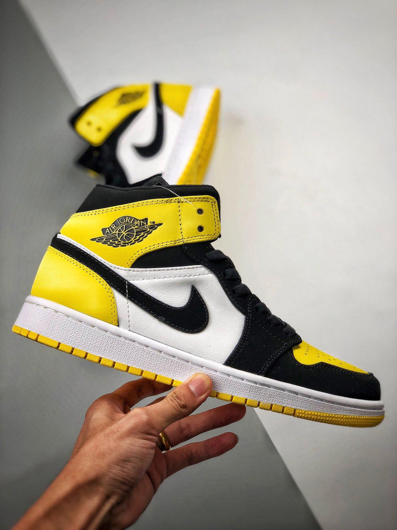 Tênis Nike Air Jordan 1 Mid SE 'Yellow Toe'