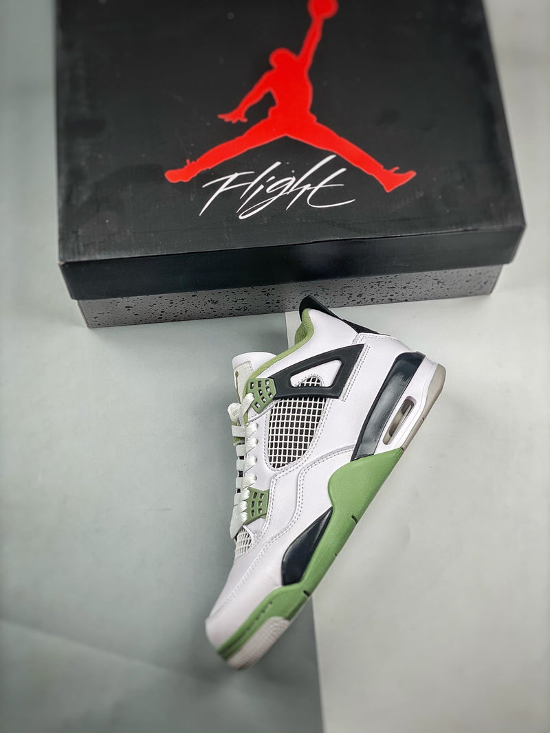 Nike Air Jordan 4 "Oil Green" Sneakers