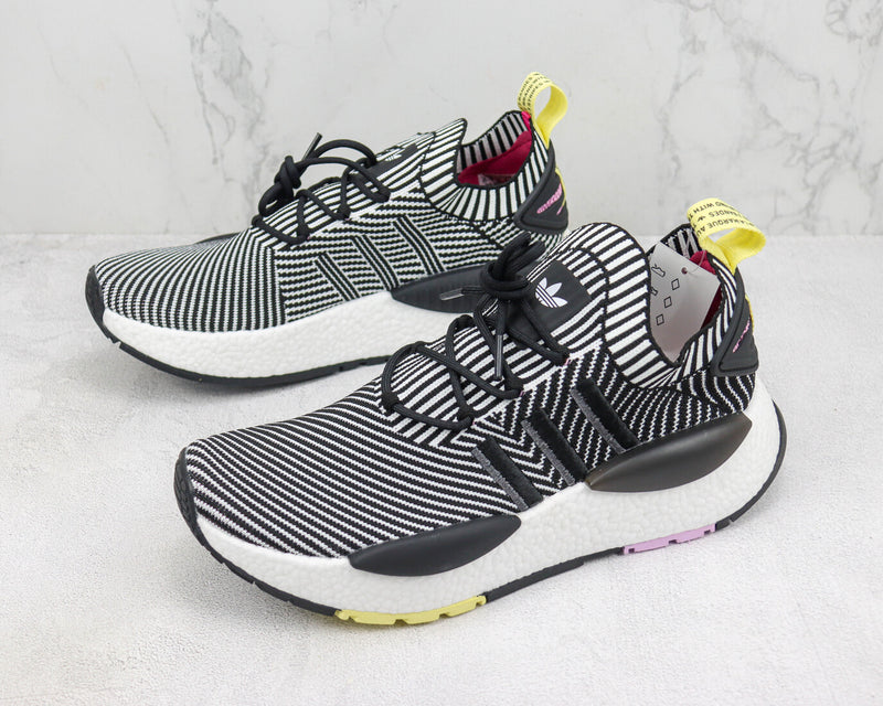 Adidas NMD W1 Black White Stripe