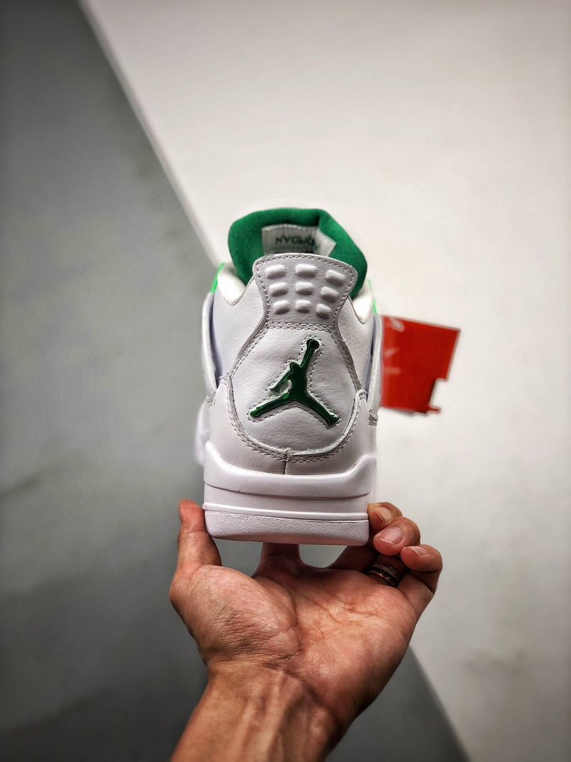 Nike Air Jordan 4 "Green Metallic" Sneakers