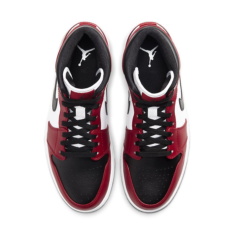 Nike Air Jordan 1 Mid Chicago Black Toe