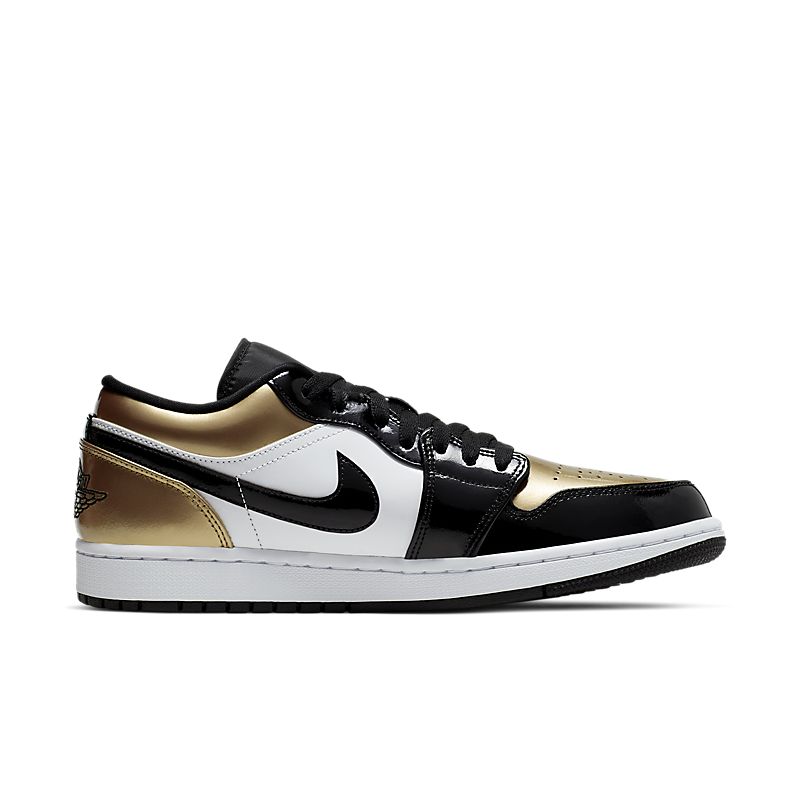 Nike Air Jordan 1 Low Gold Toe Sneakers