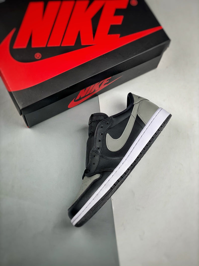 Tênis Nike Air Jordan 1 Low Retro "Black Grey"