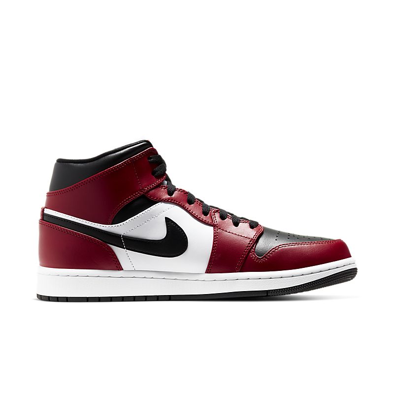 Nike Air Jordan 1 Mid Chicago Black Toe