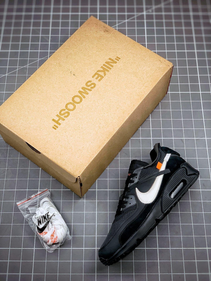 Tênis Nike Air Max 90 x OFF-White "Black"