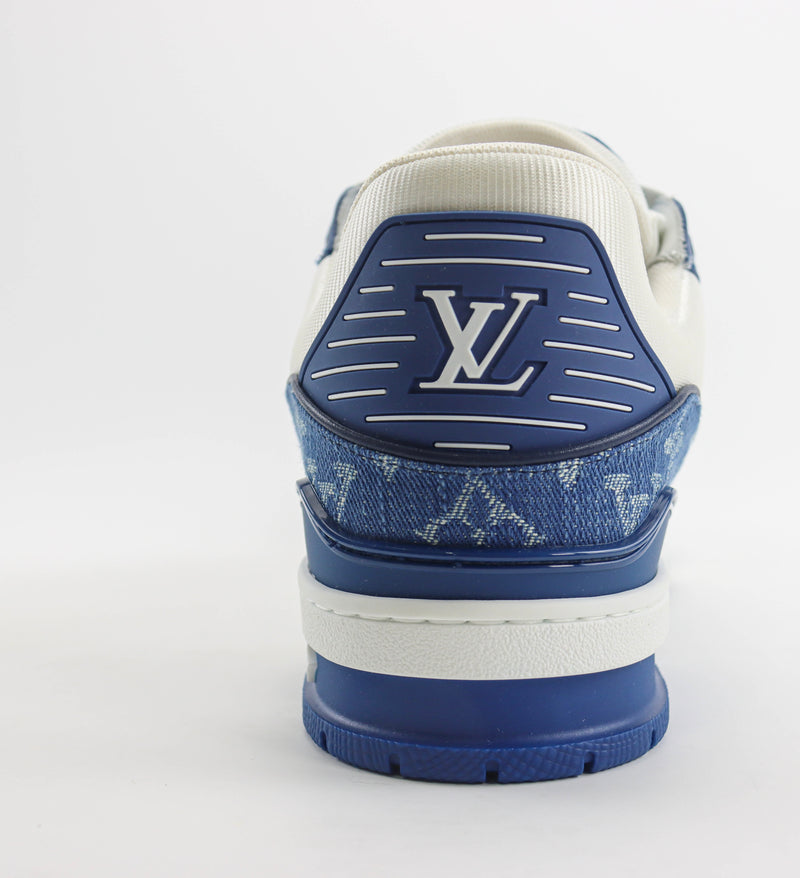 Louis Vuitton LV Trainer White Blue