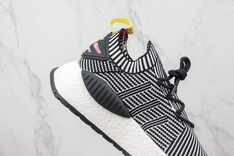 Adidas NMD W1 Black White Stripe