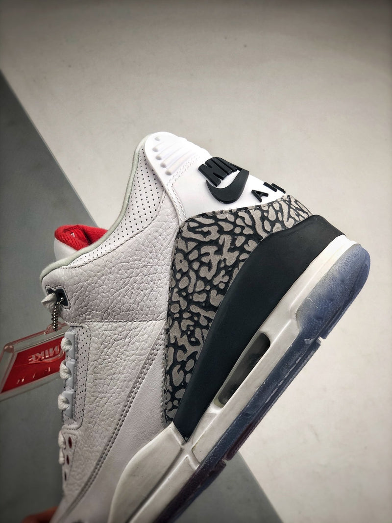 Tênis Nike Air Jordan 3 Retro "Free Throw Line White Cement"