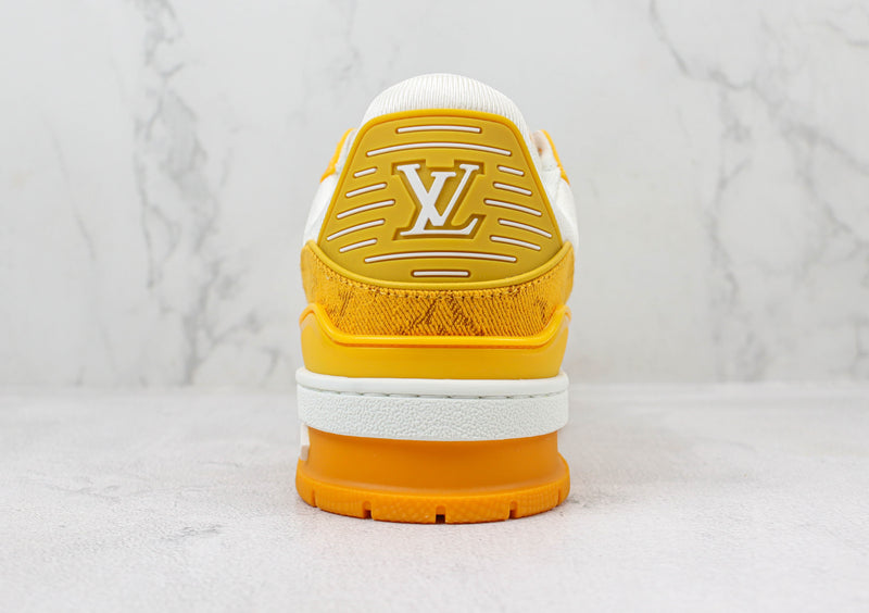 Louis Vuitton LV Trainer White Yellow