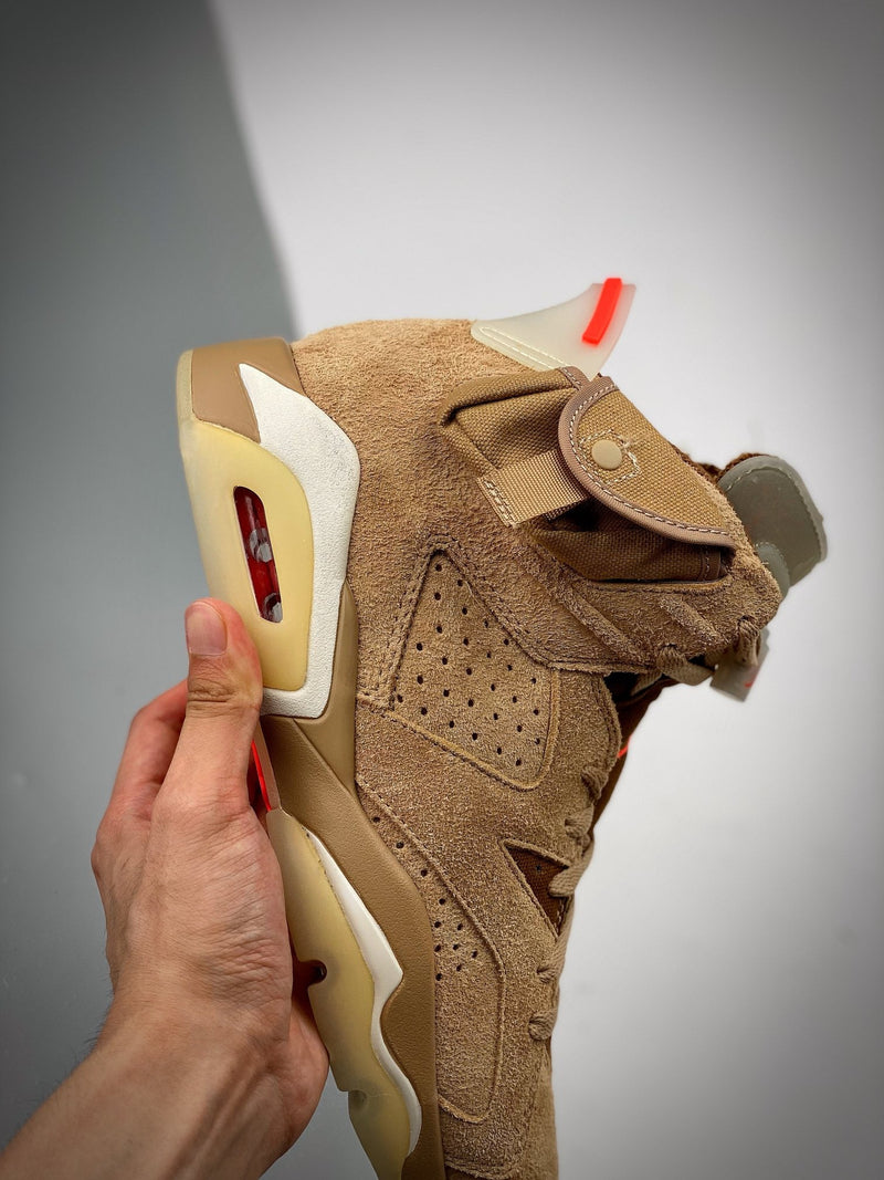 Nike Air Jordan 6 Retro SP British Khaki Travis Scott