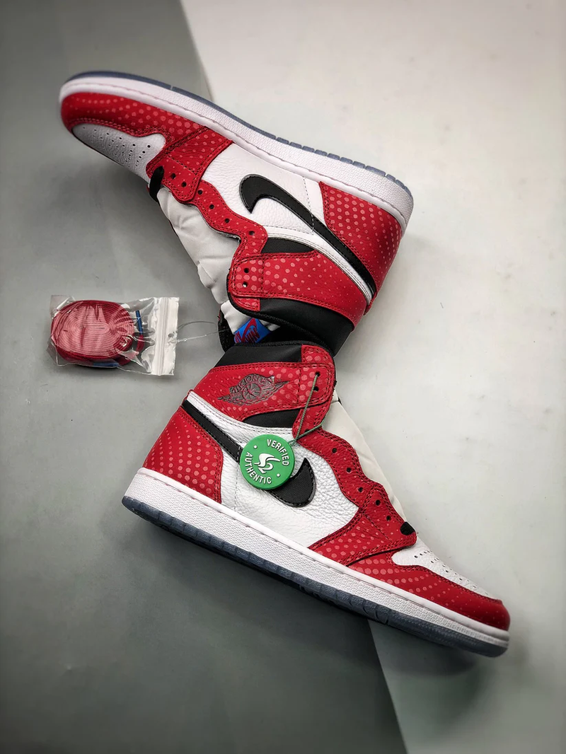 Tênis Nike Air Jordan 1 High Spider-Man Origin Story