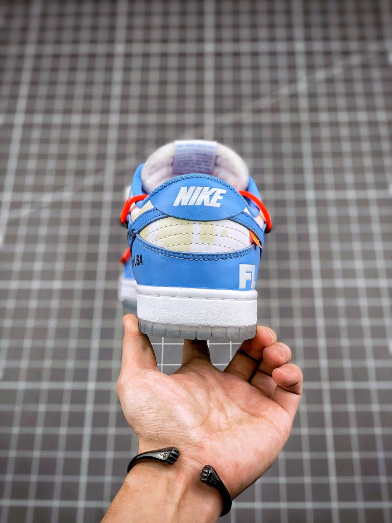 Tênis Nike SB Dunk Low x Off-White UNC