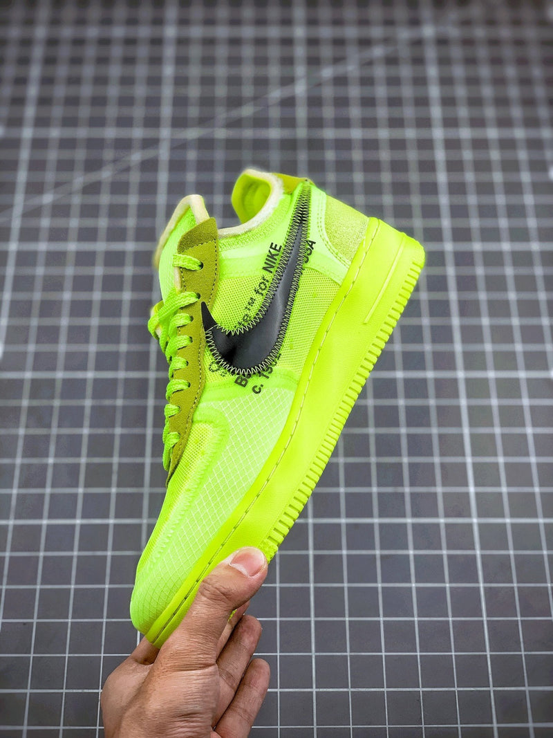 Tênis Nike Air Force Low x Off-White 'Volt'