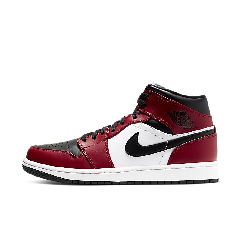 Nike Air Jordan 1 Mid Chicago Black Toe