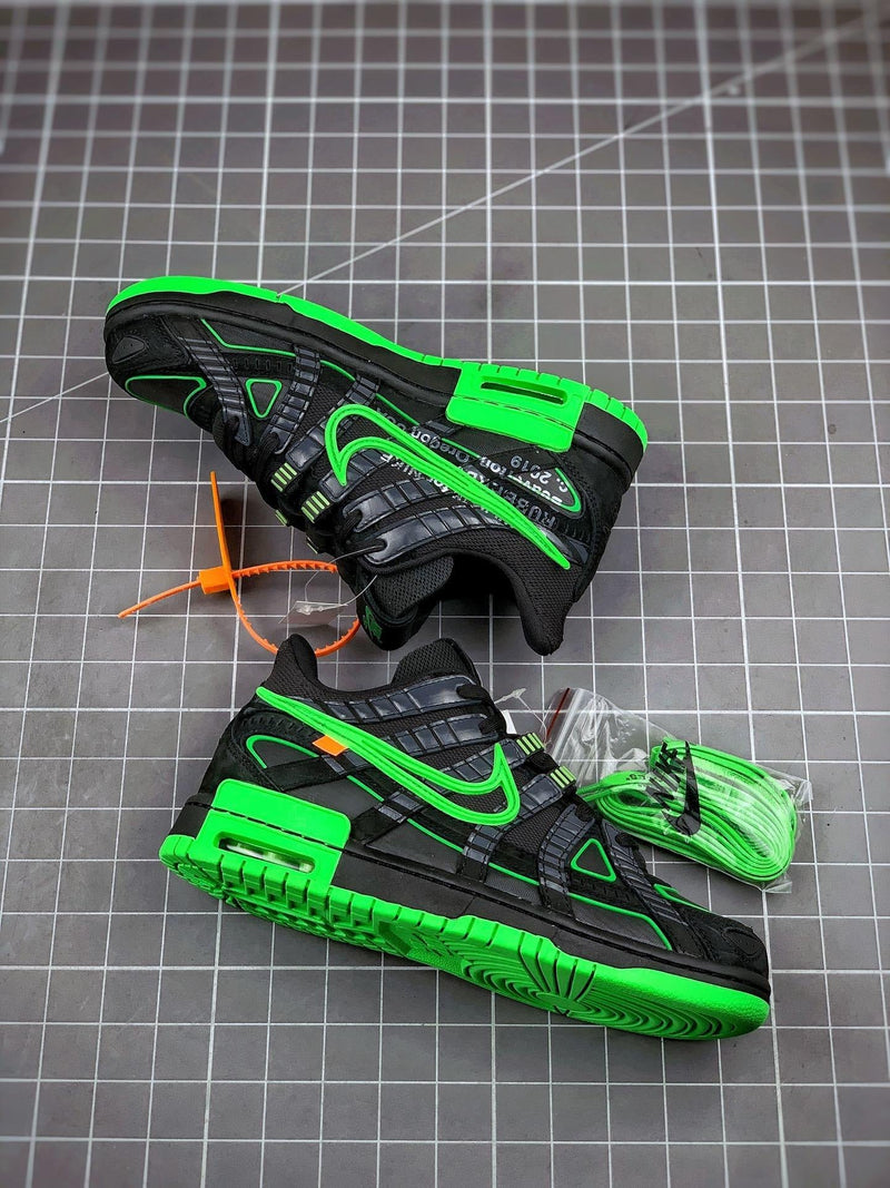 Tênis Nike Air x OFF White Rubber Dunk "Green Strike!"