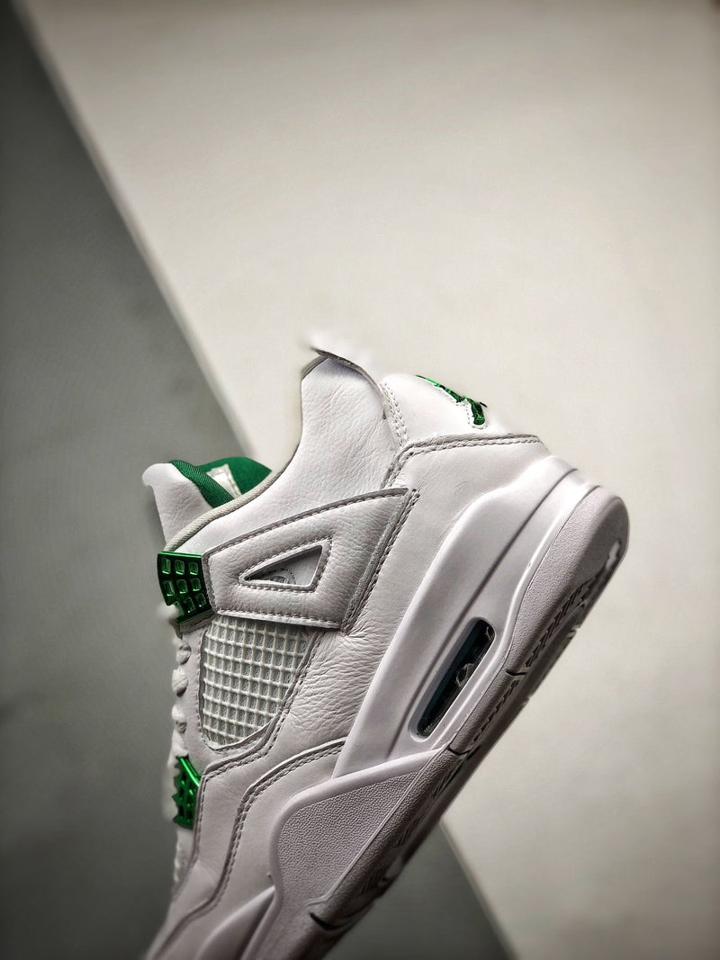 Nike Air Jordan 4 "Green Metallic" Sneakers