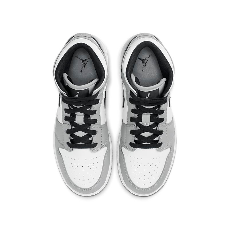 Nike Air Jordan 1 Mid Light Smoke Gray (GS)