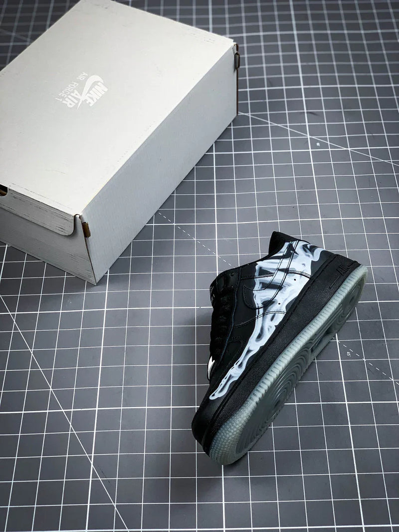 Nike Air Force 1 Low Skeleton Black